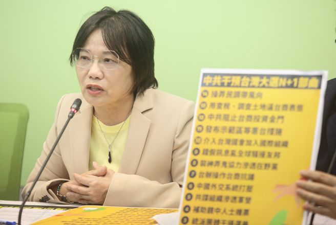 民进党立法院党团干事长刘世芳（如图）。（张铠乙摄）