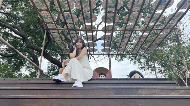 2023头份菁採茶歌节即将在11月11日精采登场，特别设置「茶为天」装置艺术，供游客打卡。（头份市公所提供／谢明俊苗栗传真）