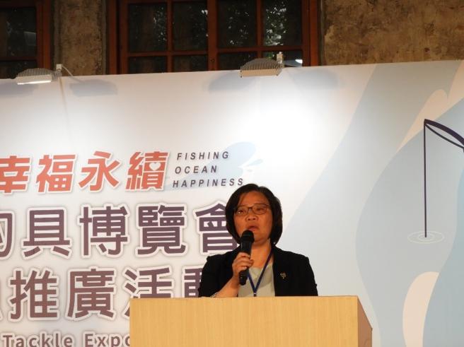 台北海洋科技大學推廣友善釣魚攤位。（圖片來源：海委會海保署提供）