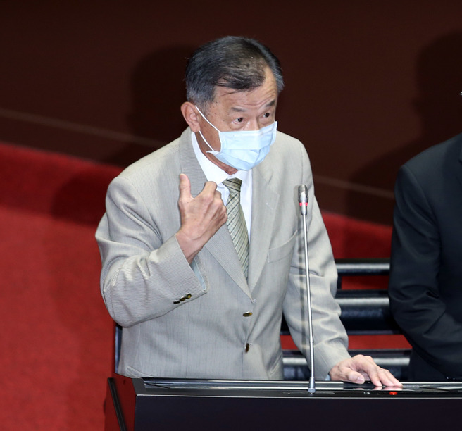 藍委憂趙天麟有洩密疑慮，邱太三：國密法修法包含申報機制。陸委會主委邱太三27日在立法院答詢。（姚志平攝）