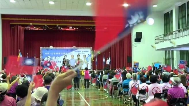 总统立委选举国民党台东首场造势。（蔡旻妤摄）