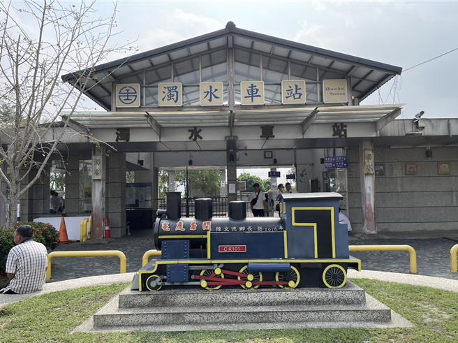 台鐵集集線濁水站位於南投縣名間鄉，是該支線唯一辦理列車交會的車站。（楊靜茹攝）