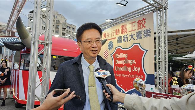 美國肉類出口協會駐華辦事處長吳秋衡。（黃琮淵攝）