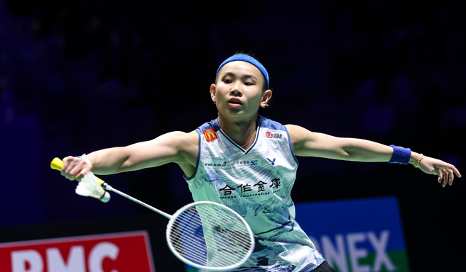 戴资颖在法国羽球公开赛击败日本选手大堀彩，报了杭州亚运落败之仇，顺利闯进决赛。（Badminton Photo提供）