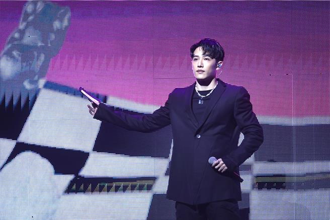 熊仔28日主持金音獎頒獎典禮。（羅永銘攝）