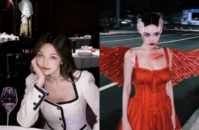 网美周扬青近年经营服装品牌也上节目分享观点。（图／翻摄周扬青工作室微博、周扬青小红书）