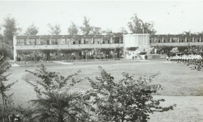 南投縣草屯鎮富功國小民國58年設立時的外觀。李添丁提供