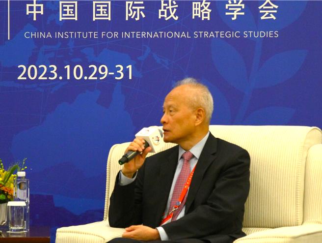 面对二次「拜习会」有望，前中国驻美大使崔天凯表示，美国的对华政策应在核心问题尊重中国。（吴泓勋摄）