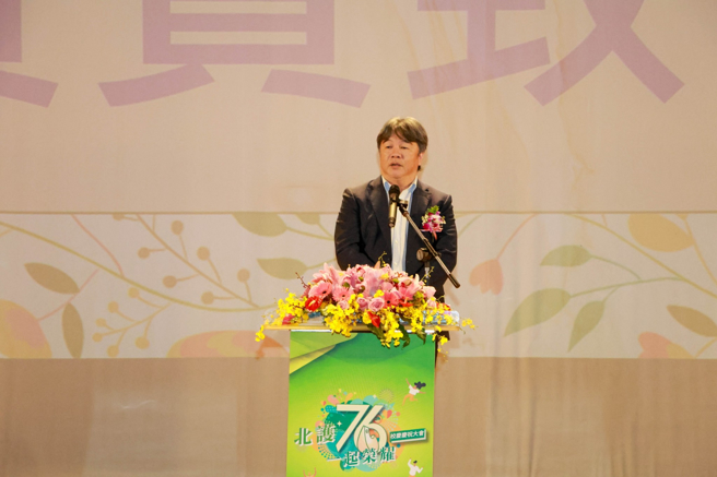 王必胜政务次长致词。(北护大提供)