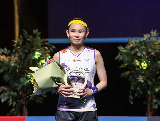 法国羽球公开赛女单亚军戴资颖。（Badminton Photo提供）