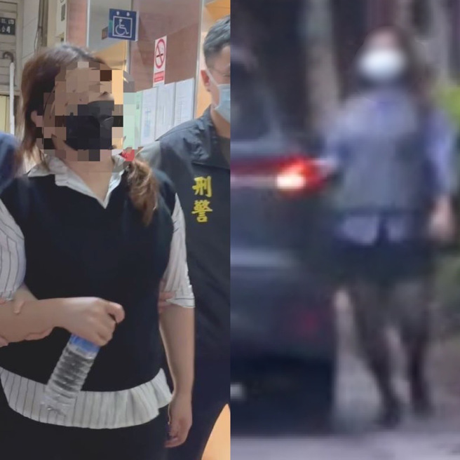 根據警方調查指出，39歲陳姓女子歸屬該詐團車手，每次前往銀行取款時，皆身穿OL套裝、高跟鞋，形象端莊。（圖 / 劉詠韻翻攝）