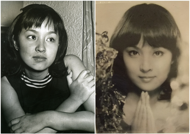 甄珍青澀照多了學生氣息。（圖/中時資料照）