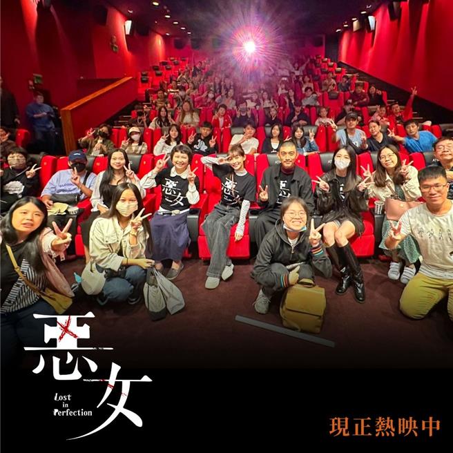 林襄出席电影映后活动。（CATCHPLAY提供）