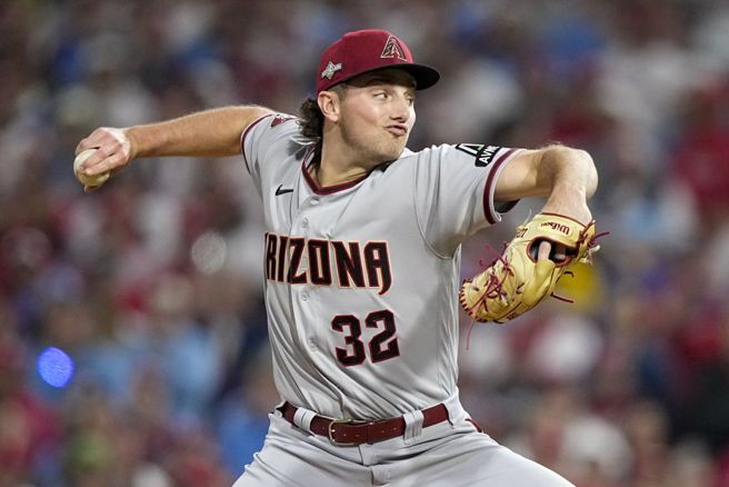 響尾蛇先發投手法特。（美聯社）