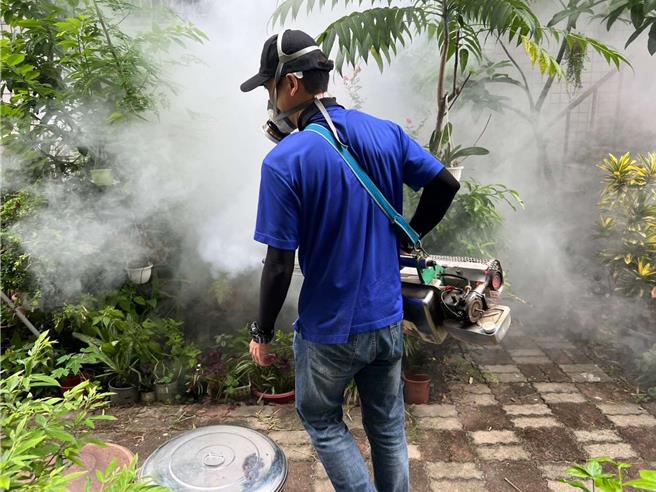 云林县登革热31日新增6例，持续集中在斗六市与古坑乡。（云林县政府提供／张朝欣云林传真）