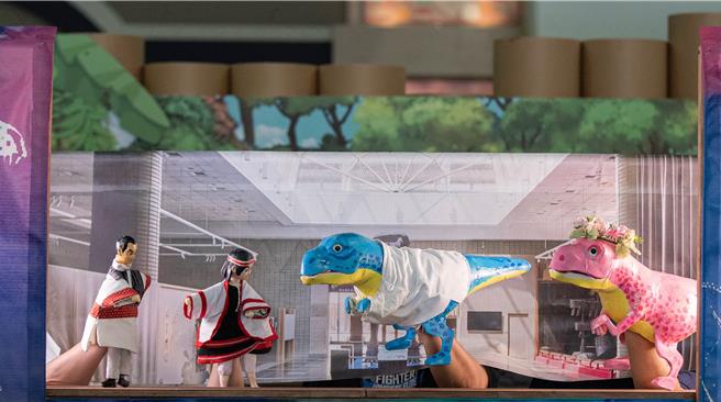 科博馆「2023台湾科学节」将自11月4日至12日举行，将推出大型科学演示秀及全新制作《吉娃斯勇闯科博馆》科学布袋戏（如图）等活动，透过科学布袋戏带大小朋友进入科学研究世界。（科博馆提供／陈淑芬台中传真）