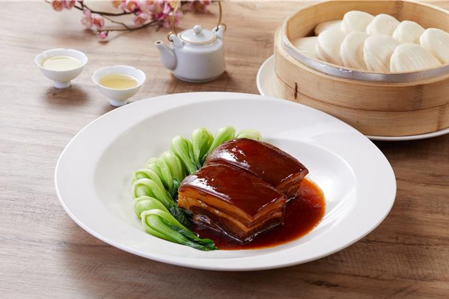 2023年10月18日台北市／台北天成大飯店寧式東坡肉。（台北天成大飯店提供／吳娮翎台北傳真）