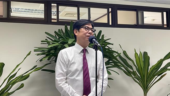 高雄市長陳其邁。（洪靖宜攝）