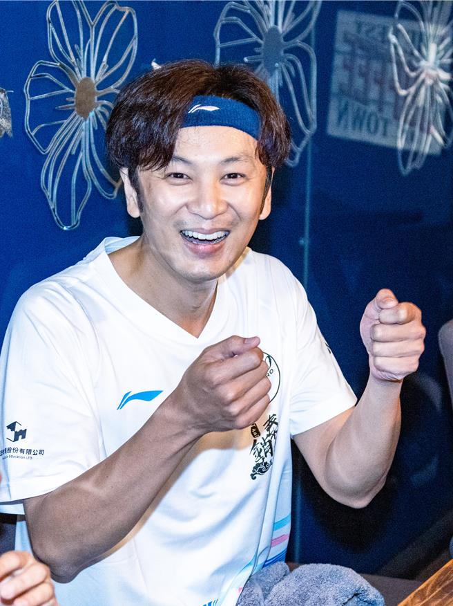 张书伟大方谈与谢京颖婚事。（罗永铭摄）