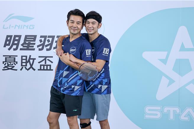 在BL剧饰演CP的谢承均、亮哲是羽球赛资深元老。（罗永铭摄）