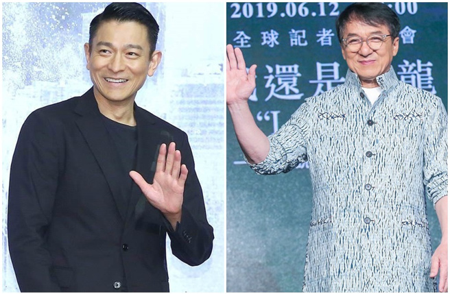 成龙与刘德华多年前曾合演《新少林寺》。（图／中时资料照片）