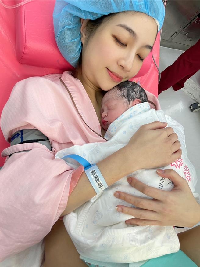林采薇順利產下二寶。（民視提供）