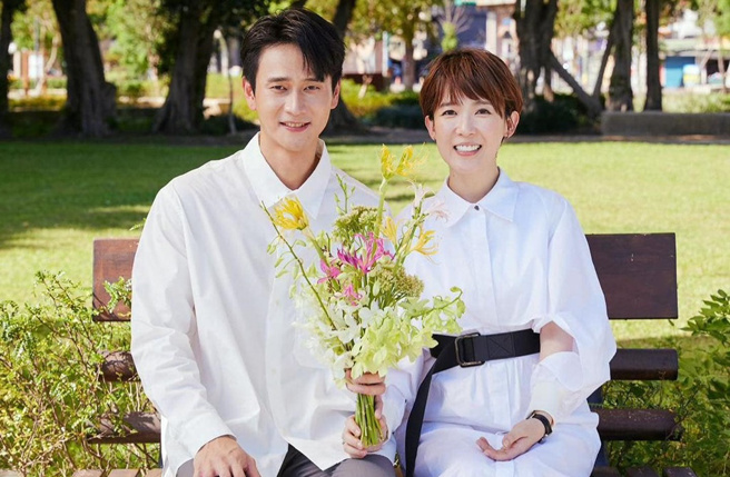 孙可芳和刘冠廷日前登记结婚。（图／取自孙可芳脸书）