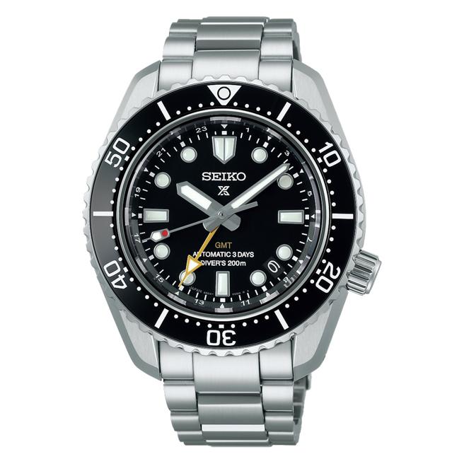 SEIKO Prospex黑色表盘SPB383J1潜水表，5万1000元。（SEIKO提供）