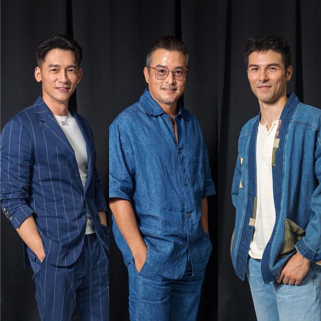 温升豪（左起）、李铭顺及凤小岳3人有顏值又有演技。（镜电视提供）