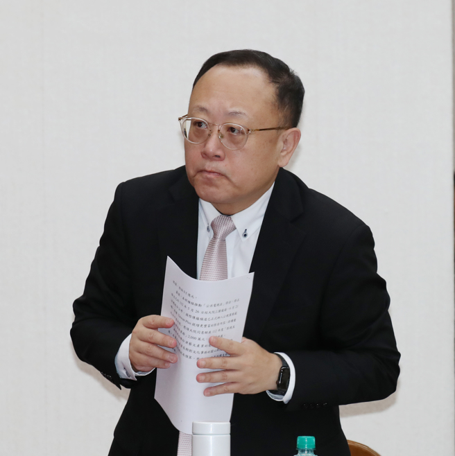 立法院教育及文化委员会2日审查113年度中央政府总预算案有关文化部及所属单位预算案等案，文化部长史哲（图）上台报告，并备质询。（刘宗龙摄） 