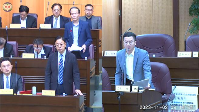 议员凌涛直指，电影座位数从8厅914缩减为5厅398个，台北京站、板桥华纳威秀影城最大厅就几乎等于桃园总图的总和，未来恐比五月天票难抢势必引民怨。(蔡依珍摄)