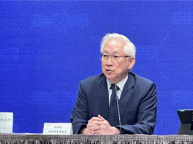 行政院政务委员、国科会主委吴政忠稍早出席行政院会后记者会。（黄婉婷摄）