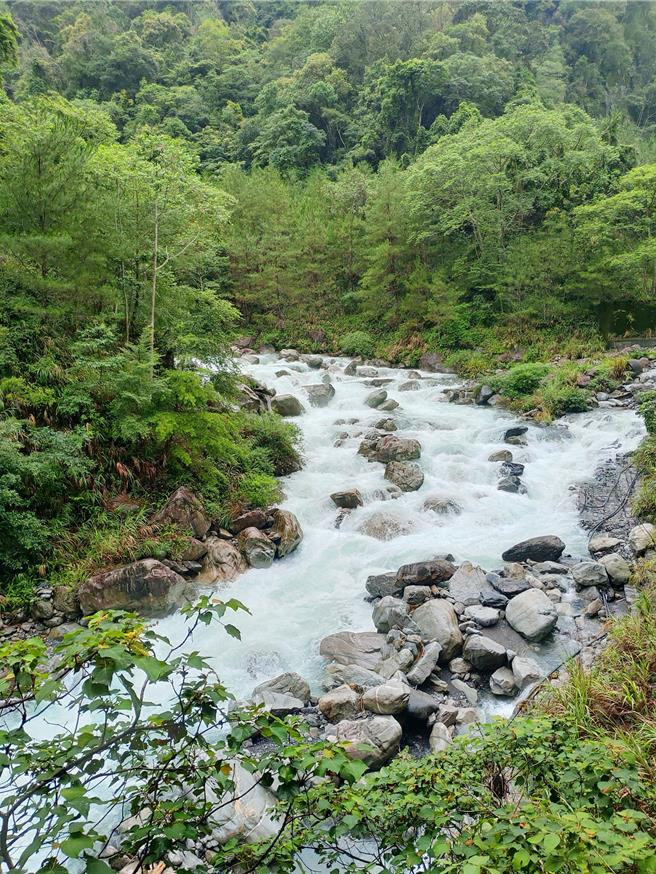 八仙山國家森林遊樂區的十文溪風景優美。(林業保育署台中分署提供)
