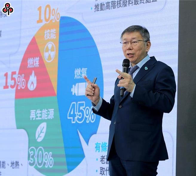 民眾党总统参选人柯文哲能源政策提出2030年核能发电占比10％，经济部今天回击，请提出核五、核六厂址在哪建议。(资料照)