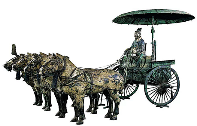 清華大學指稱其載人月球車設計靈感來自於2千多年前的秦始皇兵馬俑的銅製馬車（圖／快科技）。