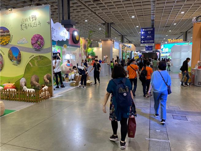 2023台北国际旅展（ITF）今起至11月6日在台北南港展览馆登场。（陈佑诚摄）