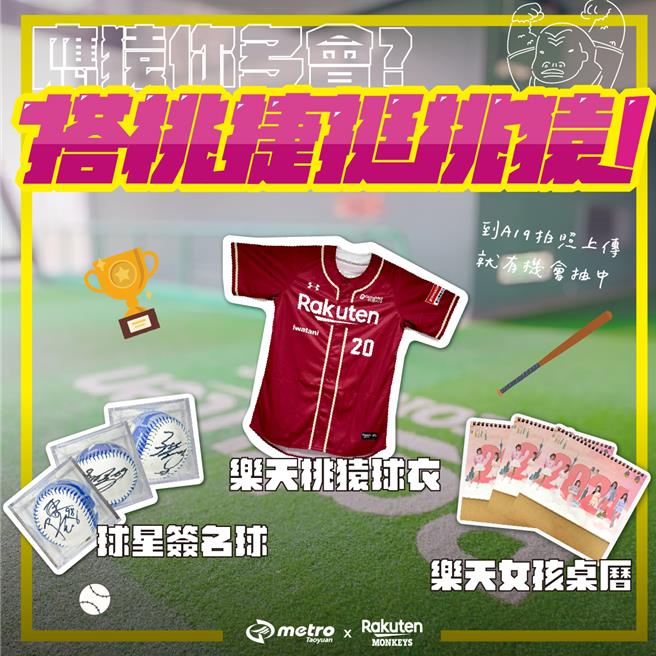 乐天桃猿挺进冠军赛，桃捷公司推出多重好康优惠。（桃捷提供／蔡明亘桃园传真）