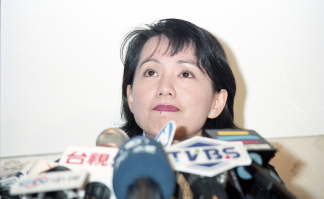 蔡幸娟在记者会上驳斥介入刘家昌婚姻。（图／中时资料照片）