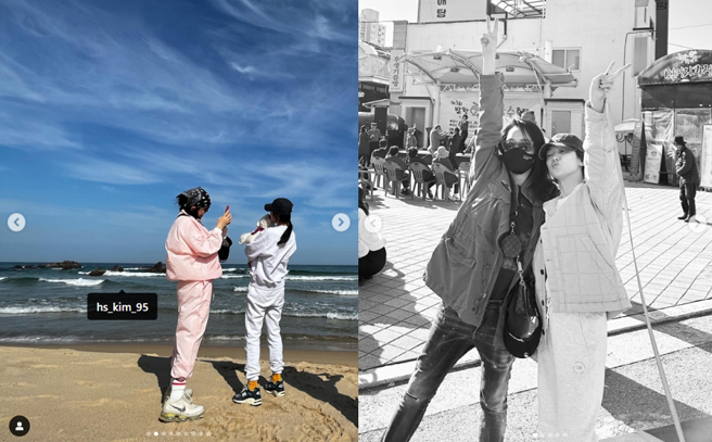 宋慧喬喊金憓秀姊姊。（圖／摘自宋慧喬Instagram）