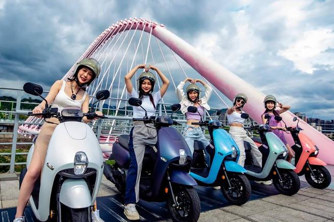 SYM CLBCU上市短短3個月熱銷破萬台，百搭精緻的外觀，是女孩購車首選。（SYM提供／陳大任台北傳真）