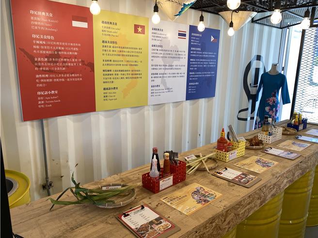 「移动织途：移工生活地景特展」，4大展区呈现移工在台生活样貌，今起在青埔展出至12月4日，每周五、六、日展出。（蔡明亘摄）