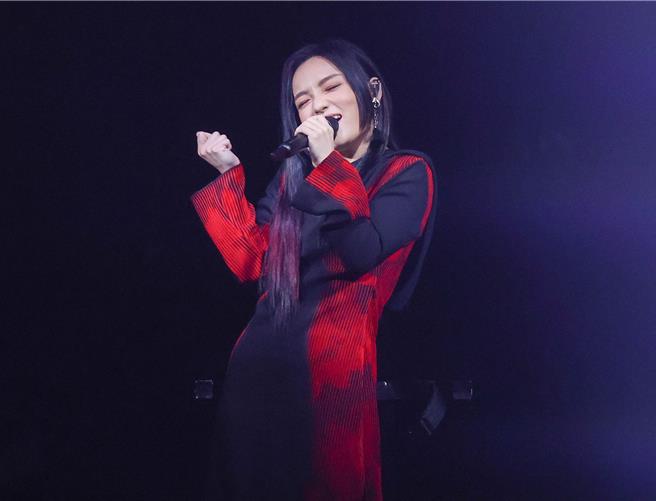 徐佳瑩4日在台北小巨蛋舉辦演唱會。（亞神音樂提供）