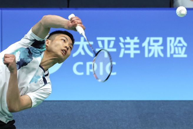 台灣羽球一哥周天成（中央社資料照）