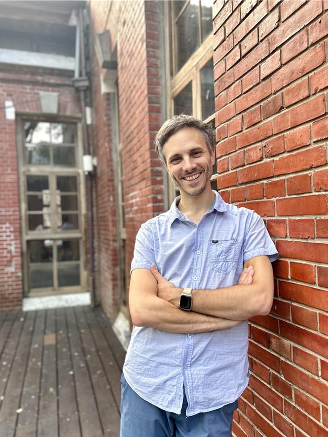 在2022年拿到台湾国籍的福多玛，为台湾影坛配乐贡献良多。（翁紫曦摄）