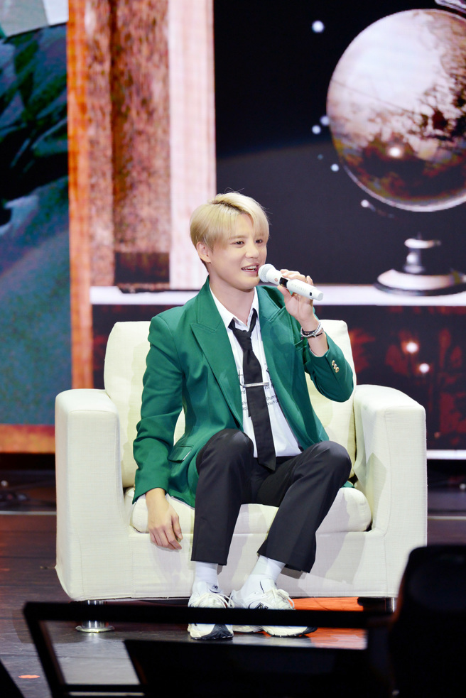 金俊秀相当感谢粉丝不离不弃地支持。（希林国际提供）