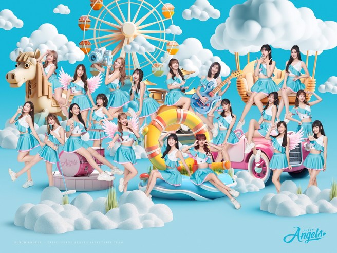 Fubon Angels全新视觉。(富邦勇士提供)