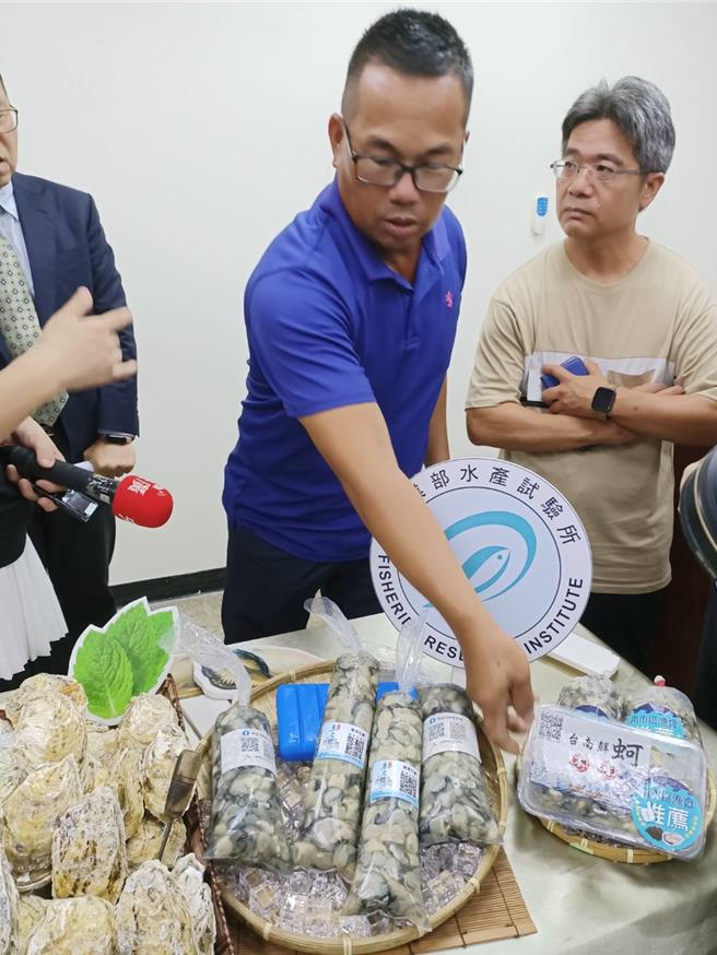 农业部水试所6日宣布成功建立牡蛎产地鑑定技术(简立欣摄)