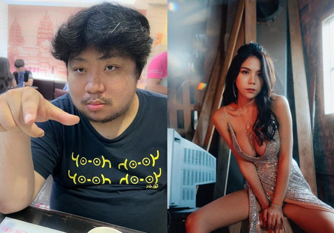 「亚洲统神」张嘉航3年前在节目上被蕾菈亲脸颊，他说觉得被性骚扰。（图／摘自亚洲统神张嘉航IG、摘自蕾菈IG）