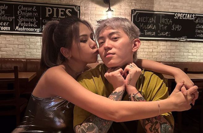 网红蕾菈和汤宇疑因持毒被逮。（图／la.112814 Instagram）