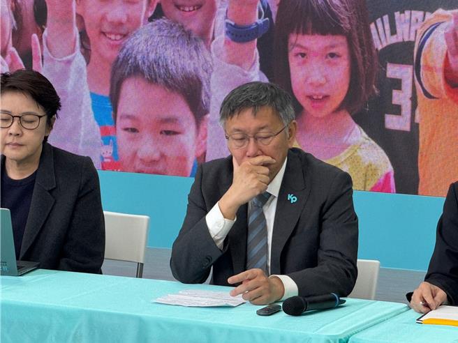 民眾黨主席柯文哲。（李奇叡攝）